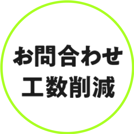 お問い合わせ工数削減